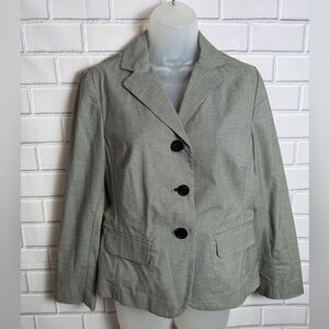 GAP Classic Houndstooth Blazer black-ivory Size 8